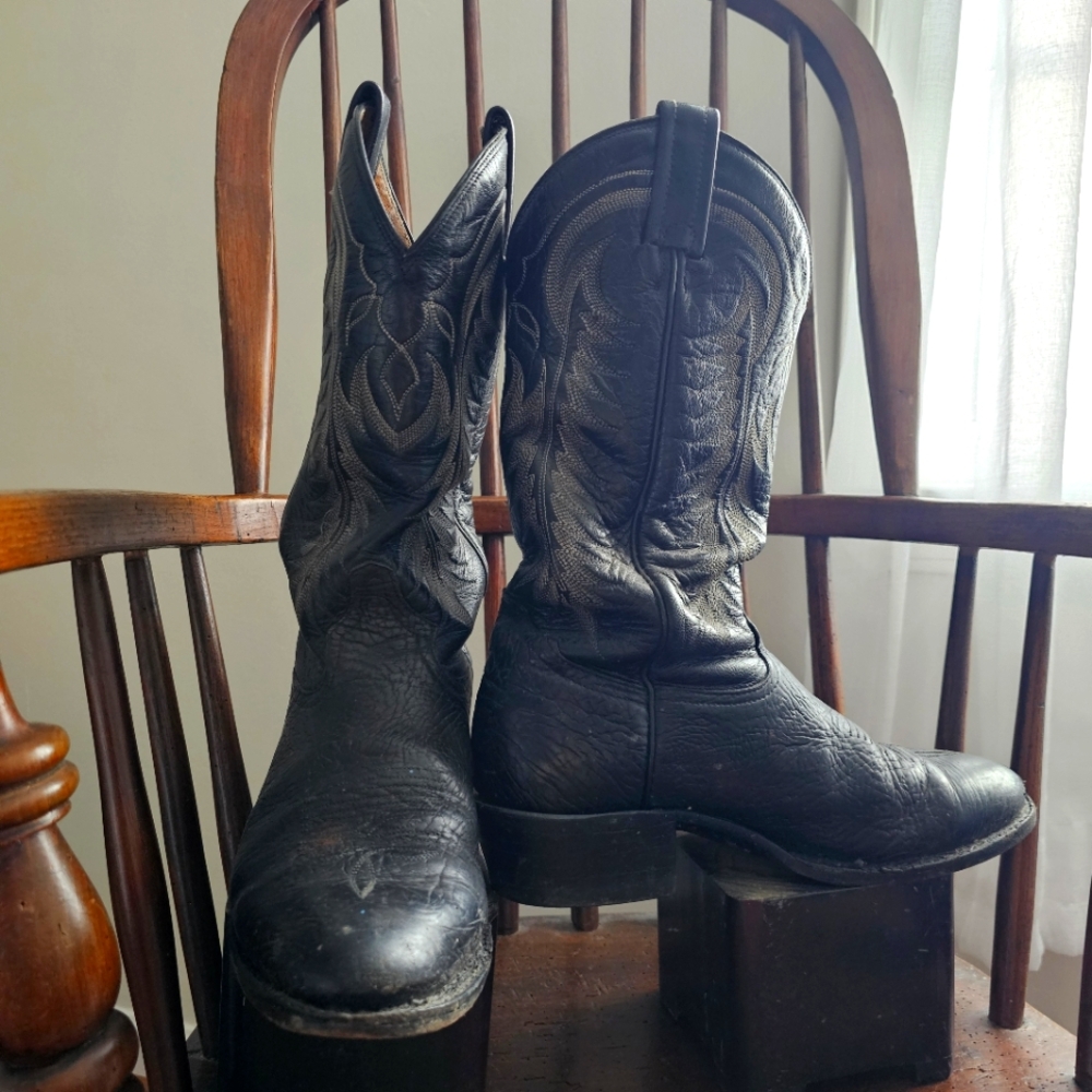 VTG Men's Tony Lama Cowboy Boots Sz 8D